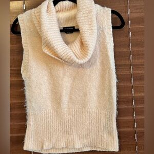 Bebe Cowl Neck Sleeveless Sweater
